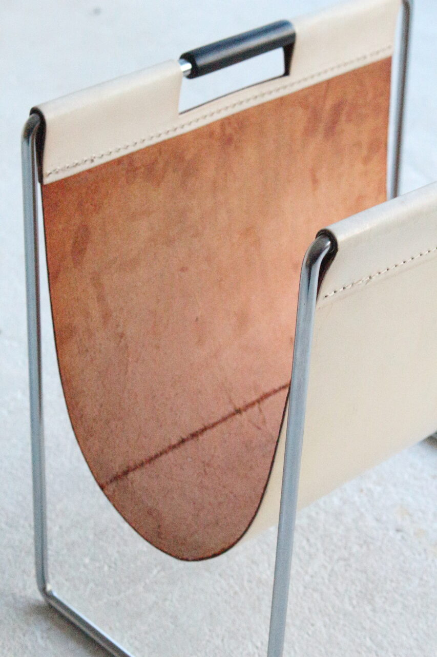 BRABANTIA LEATHER MAGAZINE RACK