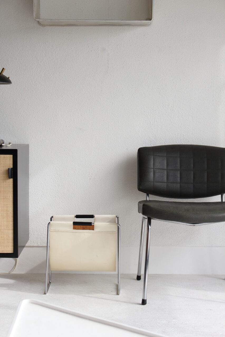 BRABANTIA LEATHER MAGAZINE RACK