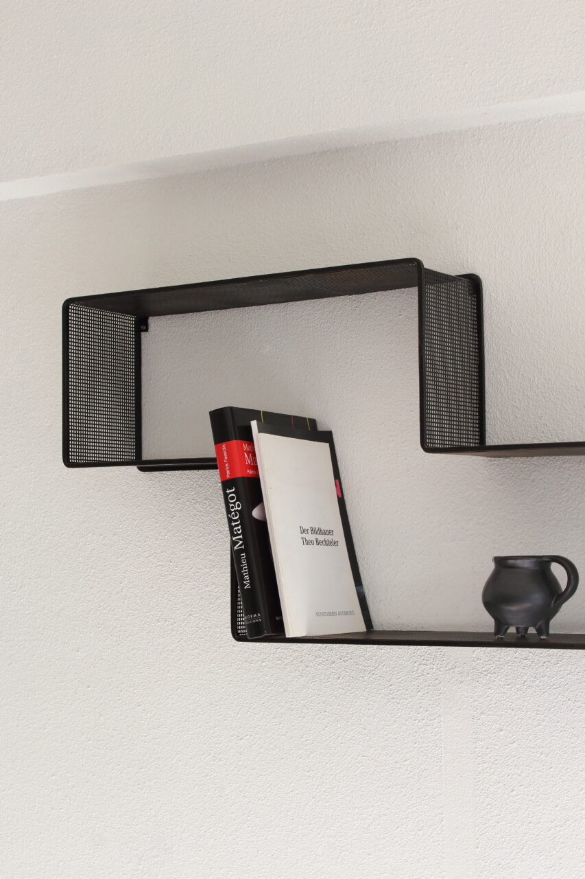 MATHIEU MATÉGOT / ‘DEDAL’ WALL SHELF (BLACK)