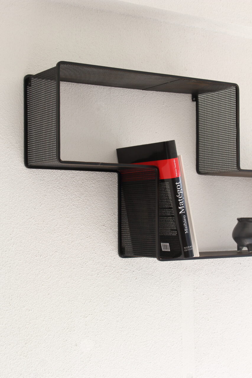 MATHIEU MATÉGOT / ‘DEDAL’ WALL SHELF (BLACK)
