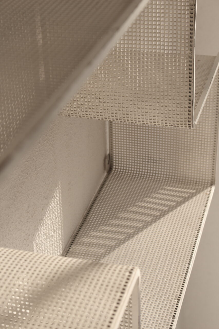 MATHIEU MATÉGOT / ‘DEDAL’ WALL SHELF (WHITE)