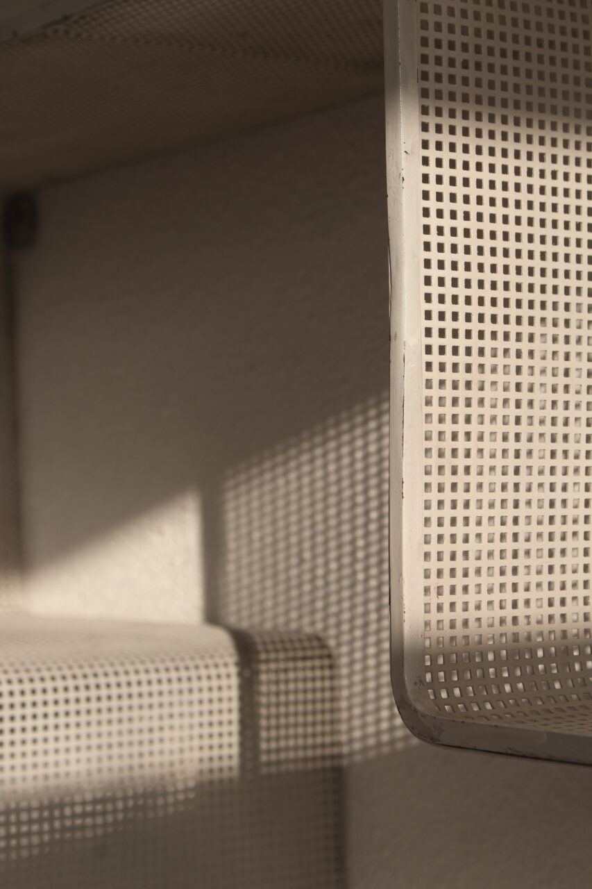 MATHIEU MATÉGOT / ‘DEDAL’ WALL SHELF (WHITE)