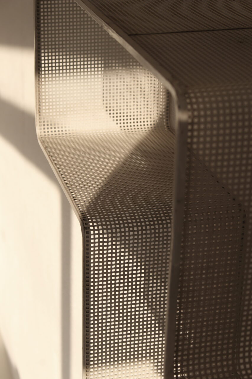MATHIEU MATÉGOT / ‘DEDAL’ WALL SHELF (WHITE)