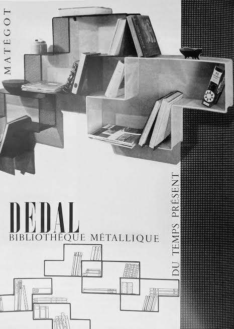 MATHIEU MATÉGOT / ‘DEDAL’ WALL SHELF (WHITE)