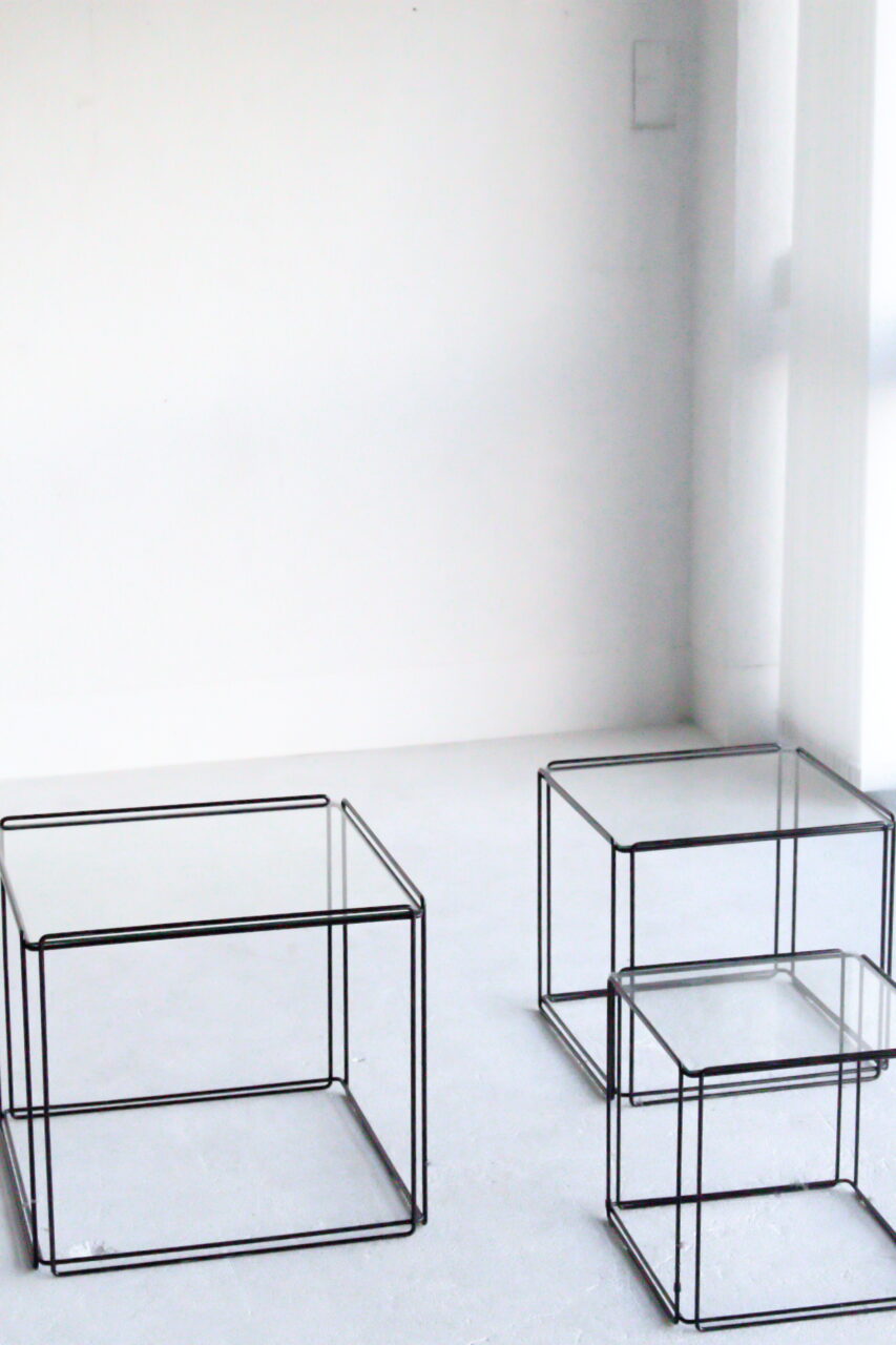 MAX SAUZE / ‘ISOCELE’ NESTING TABLES