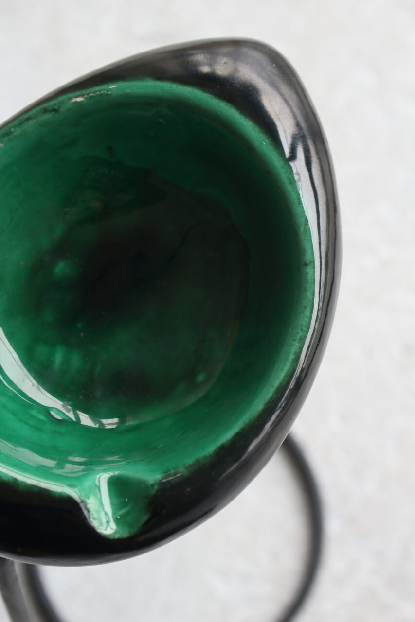 VINTAGE CERAMIC STANDING ASHTRAY